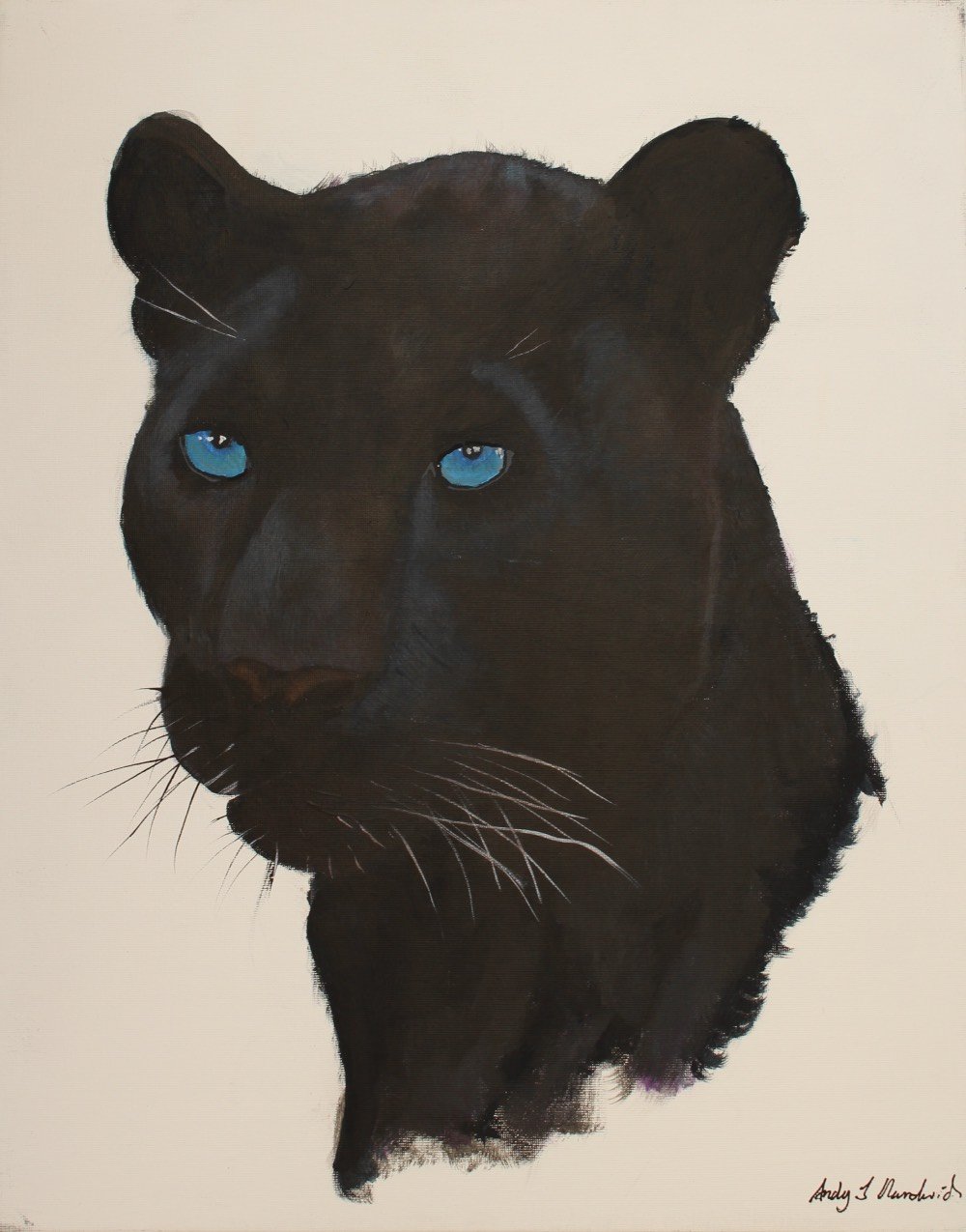 a drawing of a dog wearing a collar