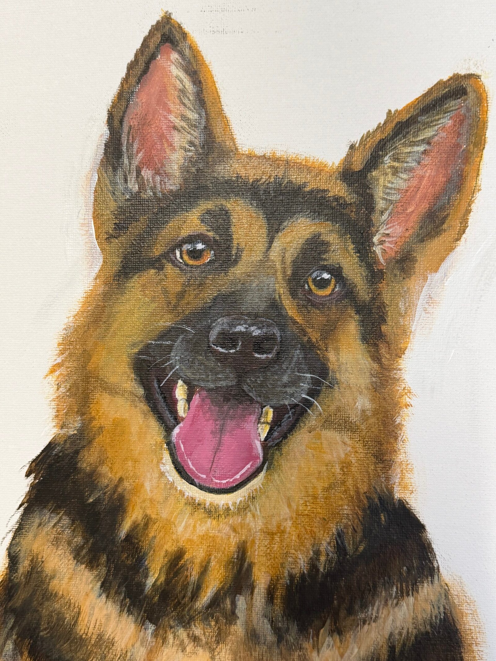 a drawing of a dog wearing a collar